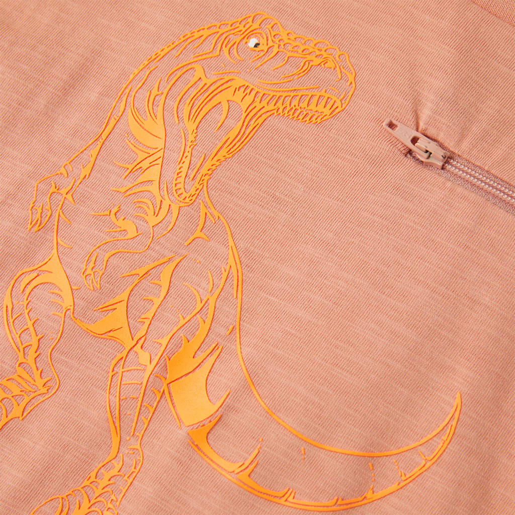 Kids' T-shirt with Short Sleeves Light Orange 104