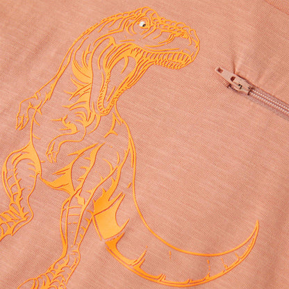 Kids' T-shirt with Short Sleeves Light Orange 104