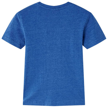 Kids' T-shirt Dark Blue Melange 116