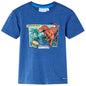 Kids' T-shirt Dark Blue Melange 140