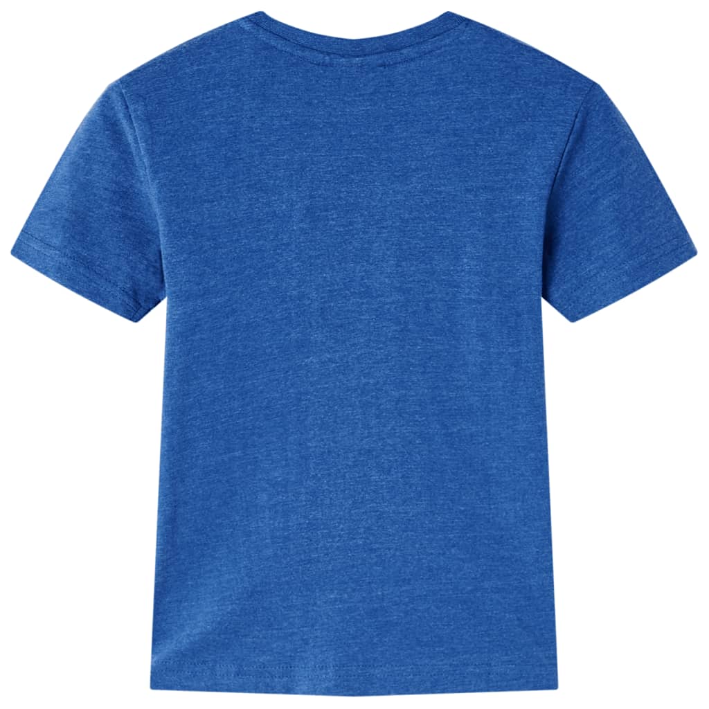 Kids' T-shirt Dark Blue Melange 140