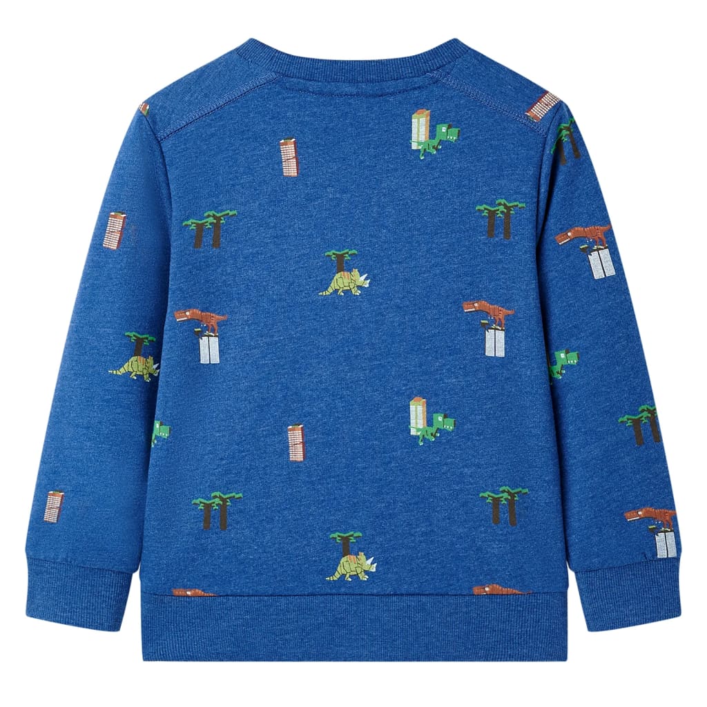 Kids' Sweatshirt Dark Blue Melange 128