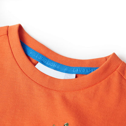 Kids' T-shirt Bright Orange 104