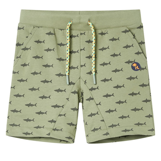 Kids' Shorts with Drawstring Light Khaki 104