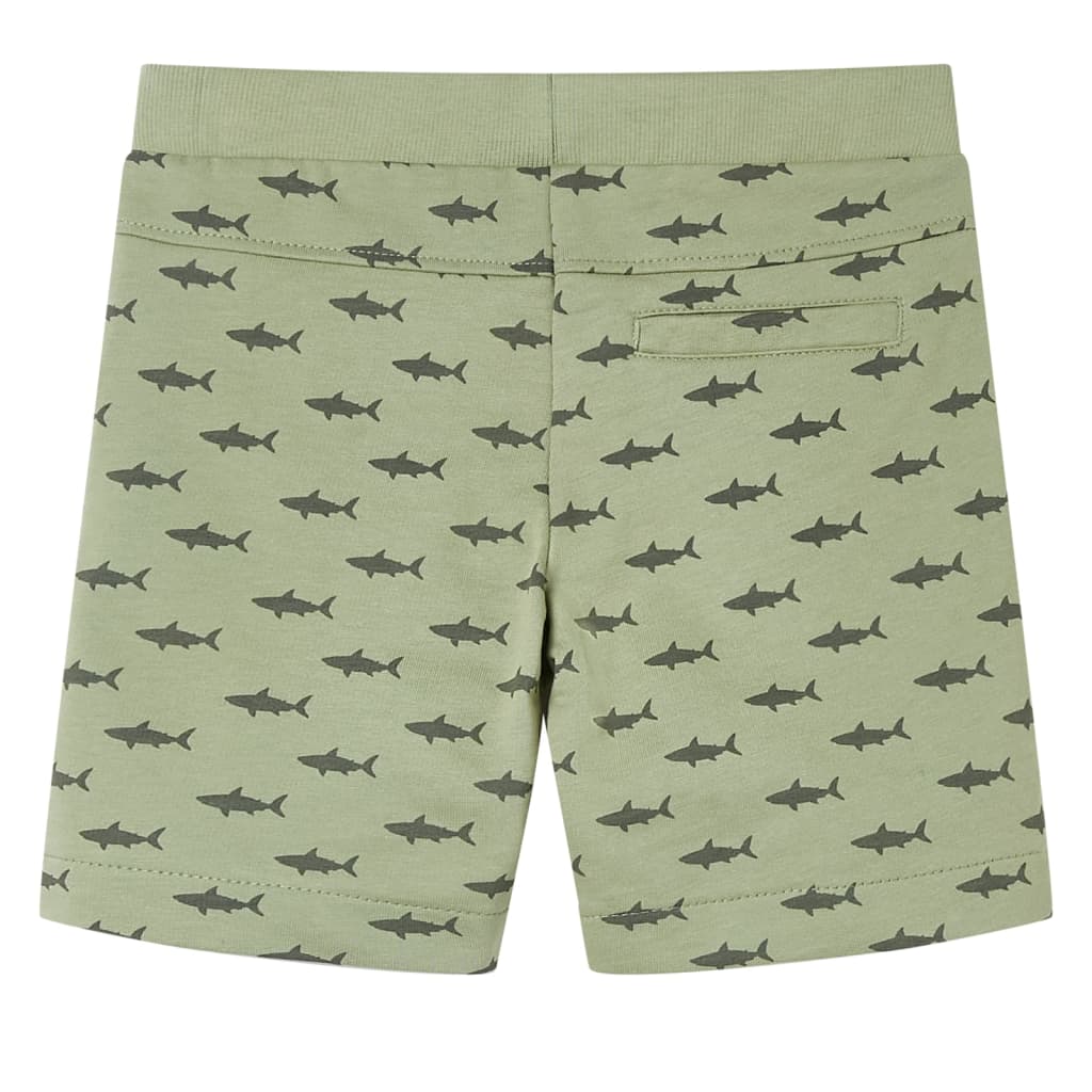 Kids' Shorts with Drawstring Light Khaki 104