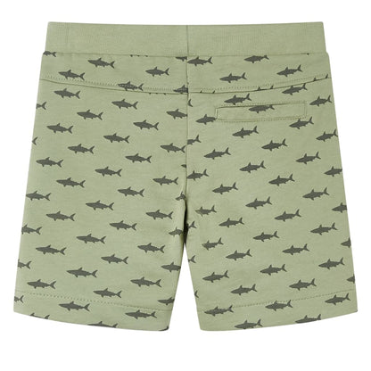 Kids' Shorts with Drawstring Light Khaki 104