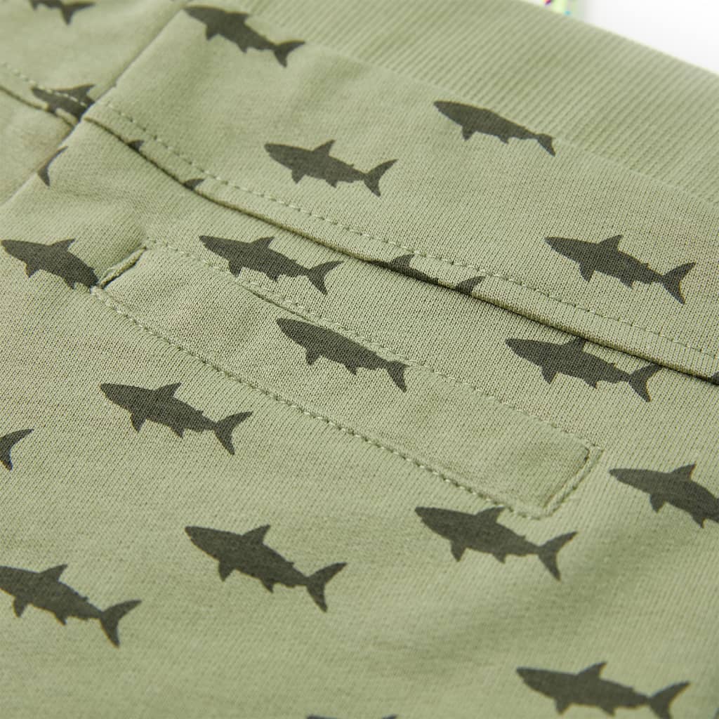 Kids' Shorts with Drawstring Light Khaki 128