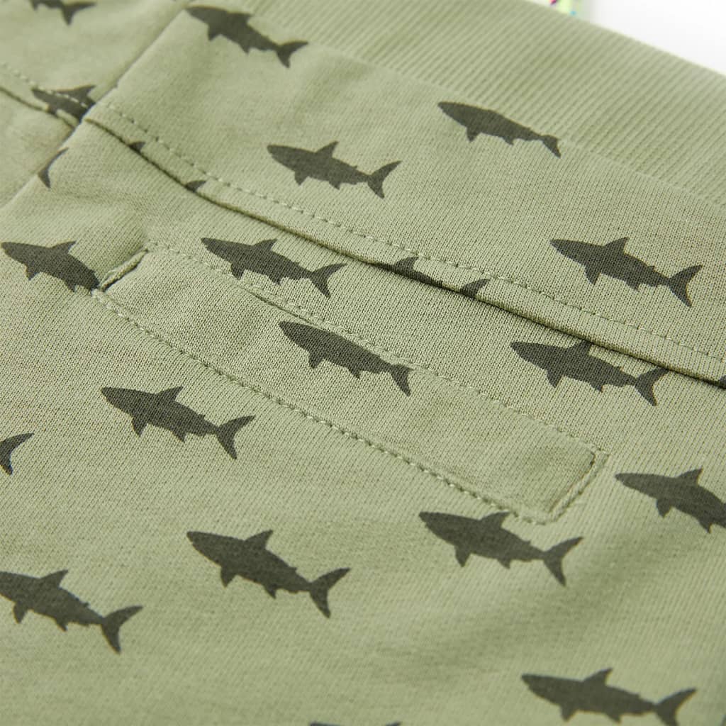 Kids' Shorts with Drawstring Light Khaki 140