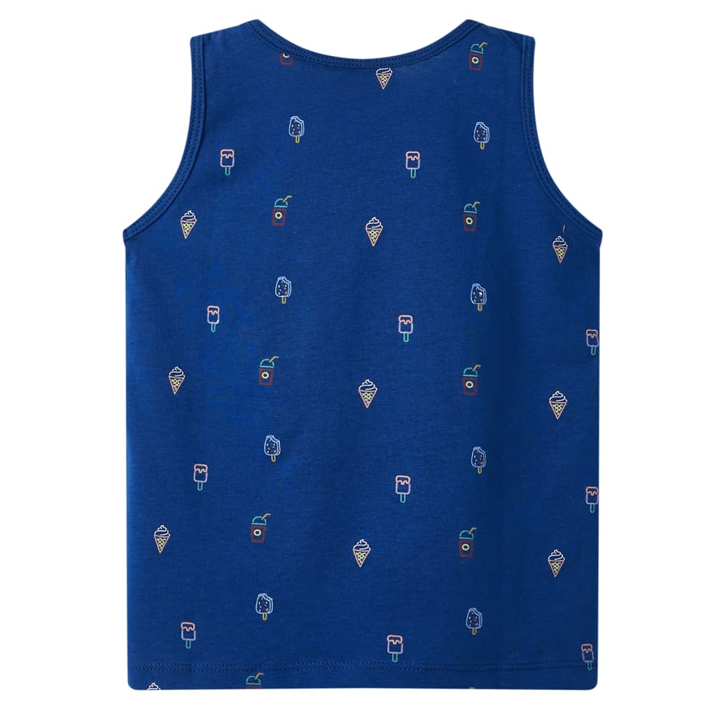 Kids' Tank Top Dark Blue 92