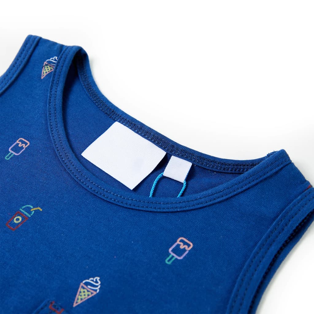 Kids' Tank Top Dark Blue 92