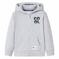 Kids' Hooded Sweatshirt with Zip Grey 128