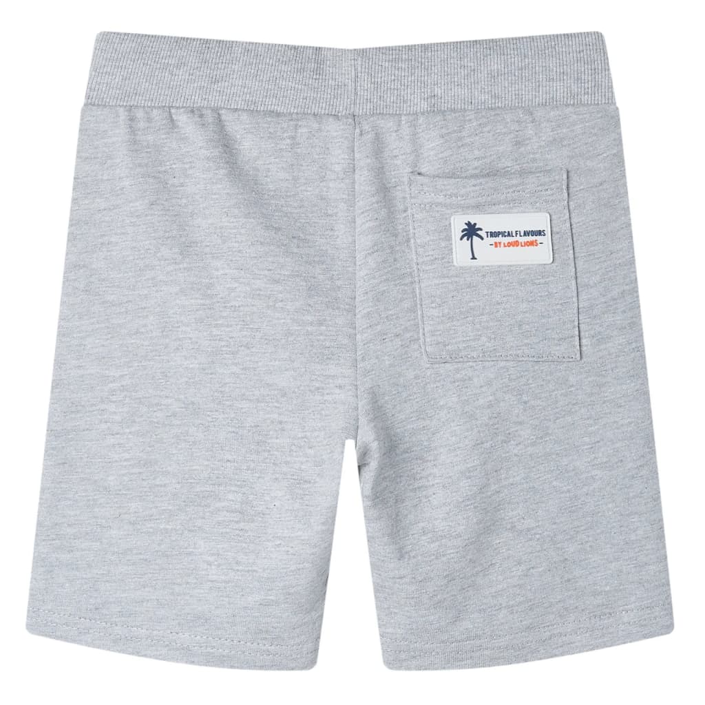 Kids' Shorts with Drawstring Grey 104