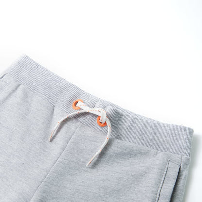 Kids' Shorts with Drawstring Grey 116