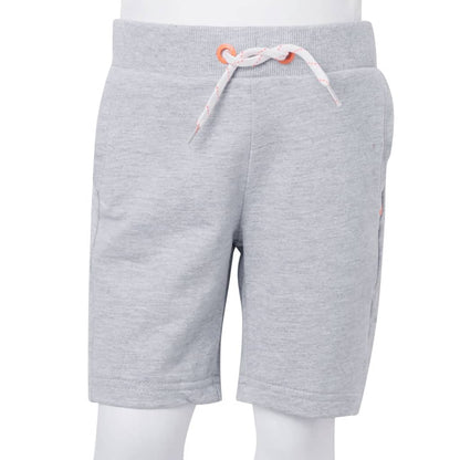 Kids' Shorts with Drawstring Grey 116