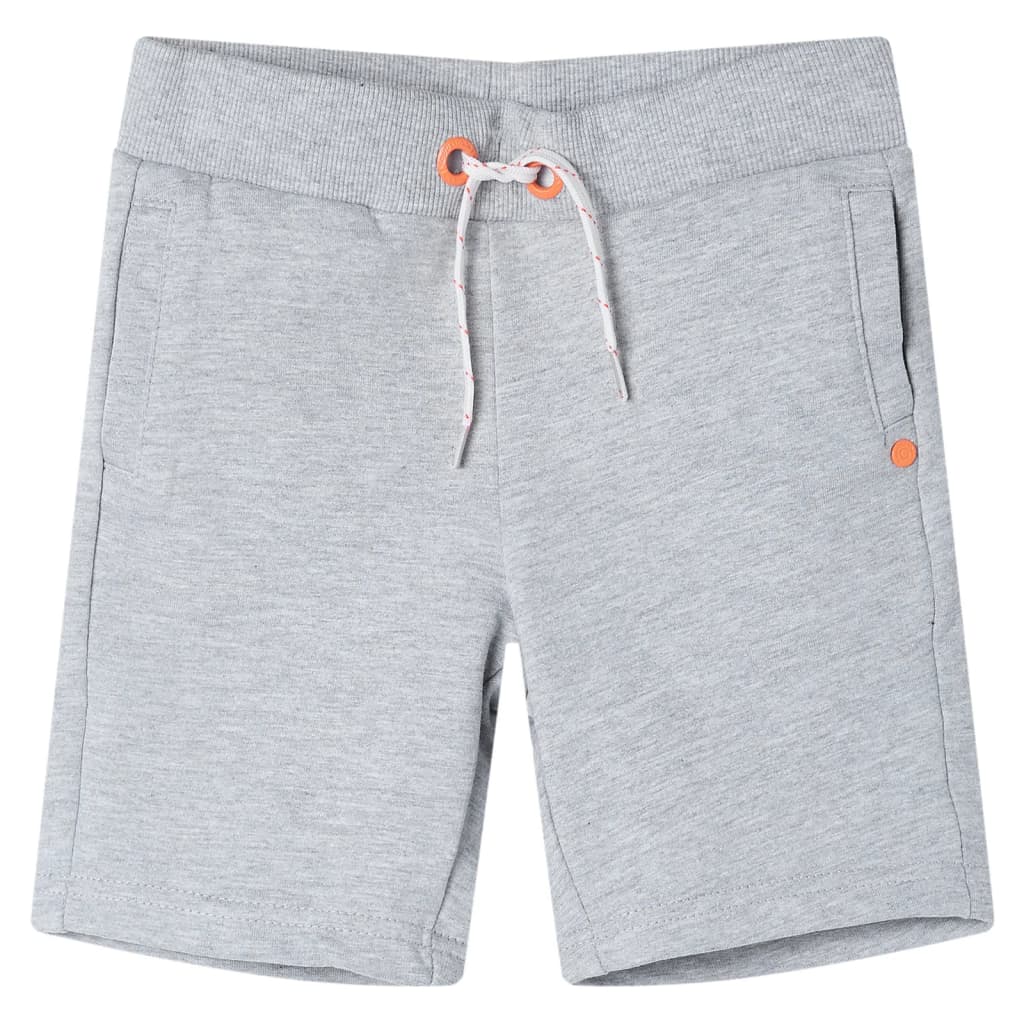 Kids' Shorts with Drawstring Grey 128