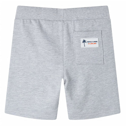 Kids' Shorts with Drawstring Grey 128