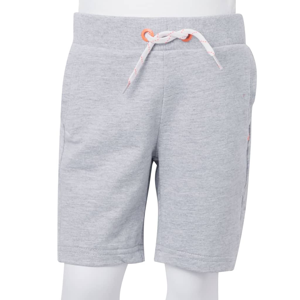 Kids' Shorts with Drawstring Grey 128