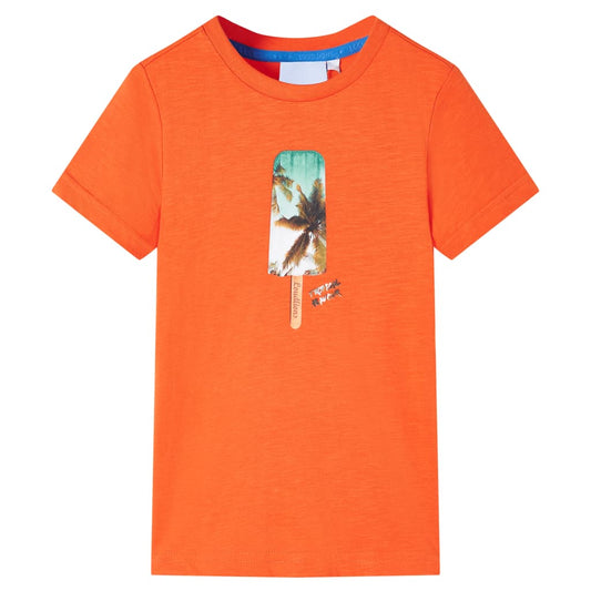 Kids' T-shirt Dark Orange 92