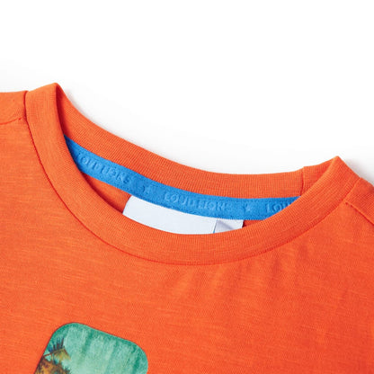 Kids' T-shirt Dark Orange 92