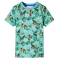 Kids' T-shirt Light Green Melange 116