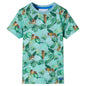 Kids' T-shirt Light Green Melange 128