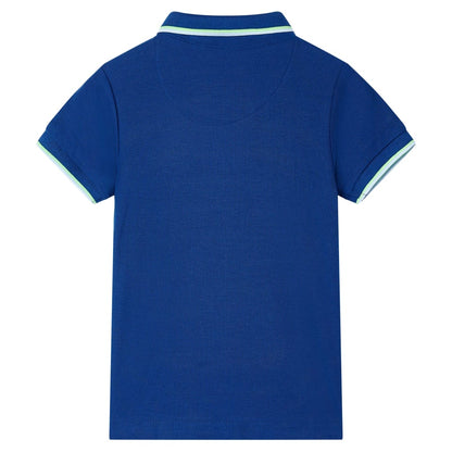 Kids' Polo Shirt Dark Blue 104