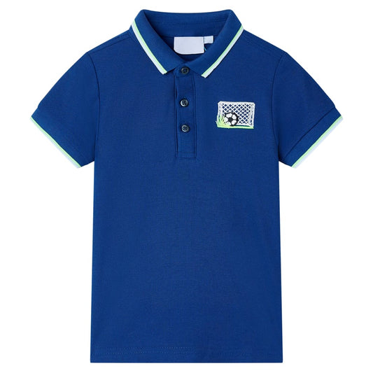 Kids' Polo Shirt Dark Blue 116