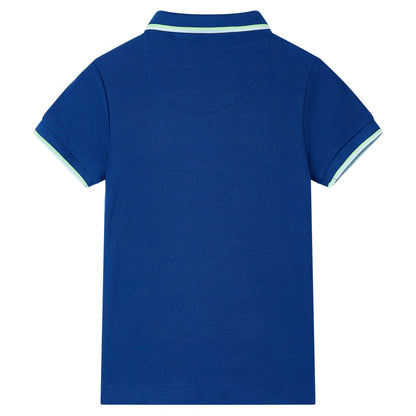 Kids' Polo Shirt Dark Blue 140