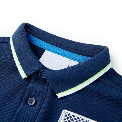 Kids' Polo Shirt Navy 116