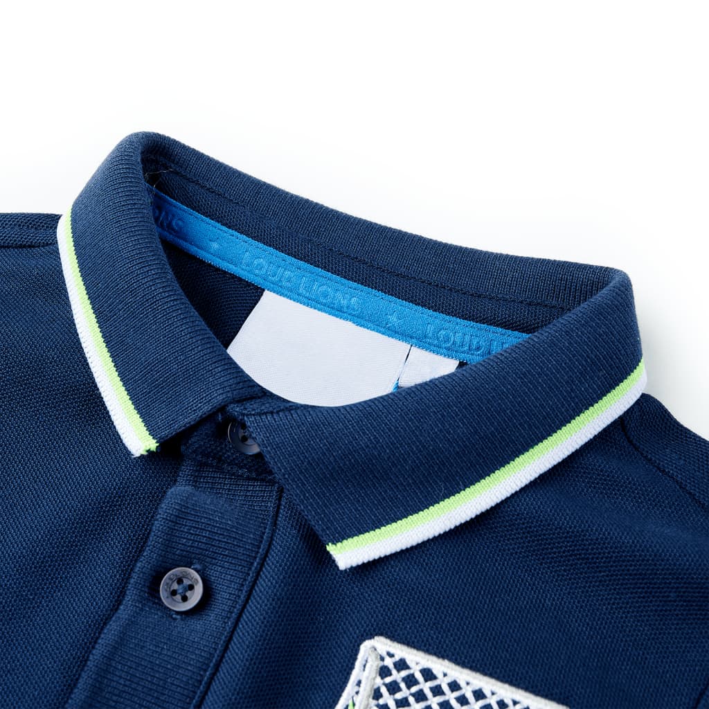 Kids' Polo Shirt Navy 140