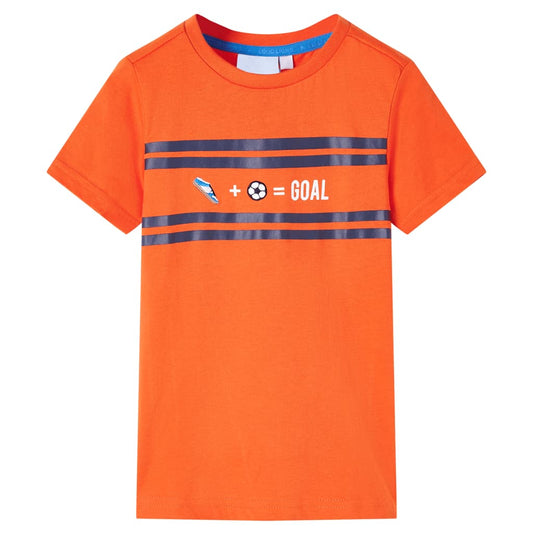 Kids' T-shirt Dark Orange 116