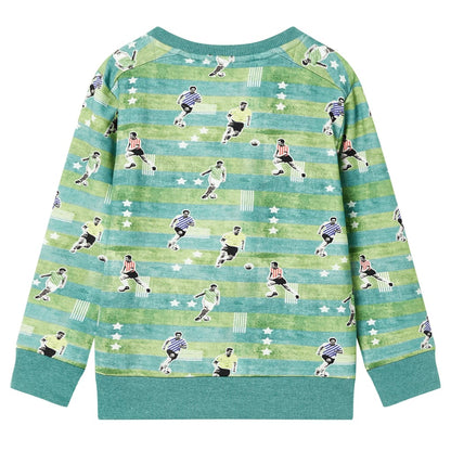 Kids' Sweatshirt Light Green Melange 140