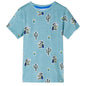 Kids' T-shirt Light Green Melange 92