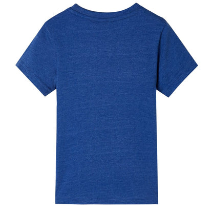 Kids' T-shirt Dark Blue Melange 92