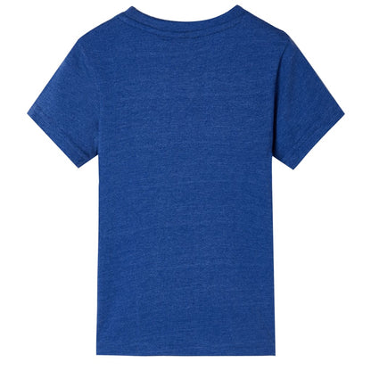 Kids' T-shirt Dark Blue Melange 104