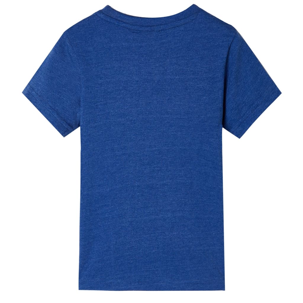 Kids' T-shirt Dark Blue Melange 116