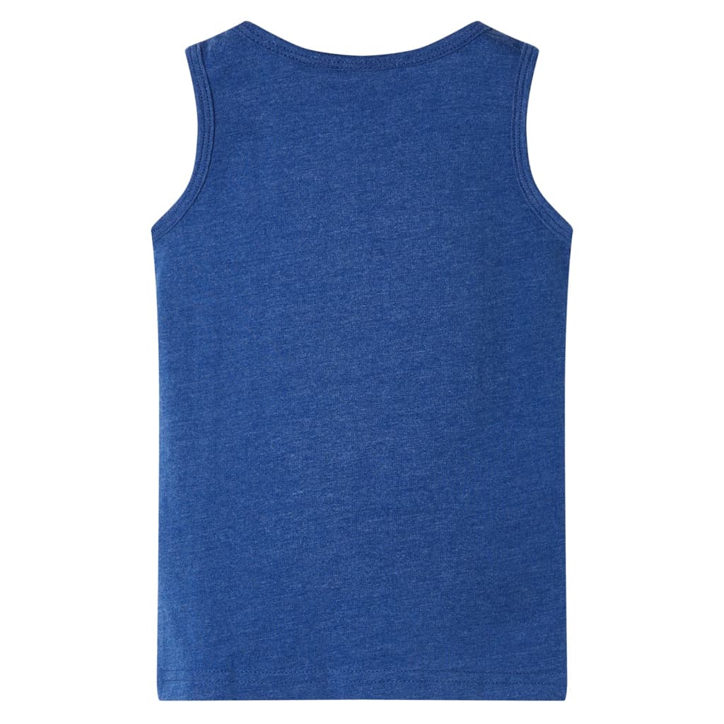 Kids' Tank Top Dark Blue Melange 92