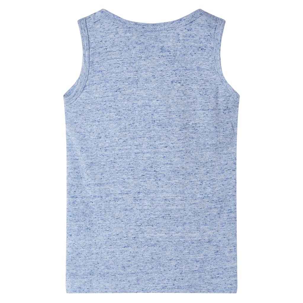 Kids' Tank Top Blue Melange 116