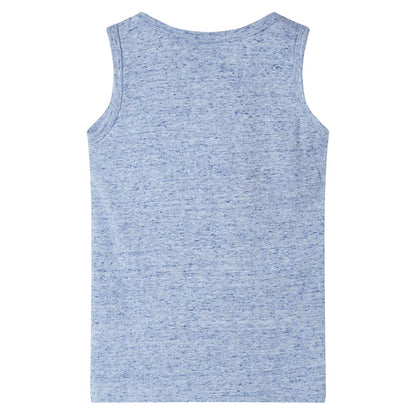 Kids' Tank Top Blue Melange 116