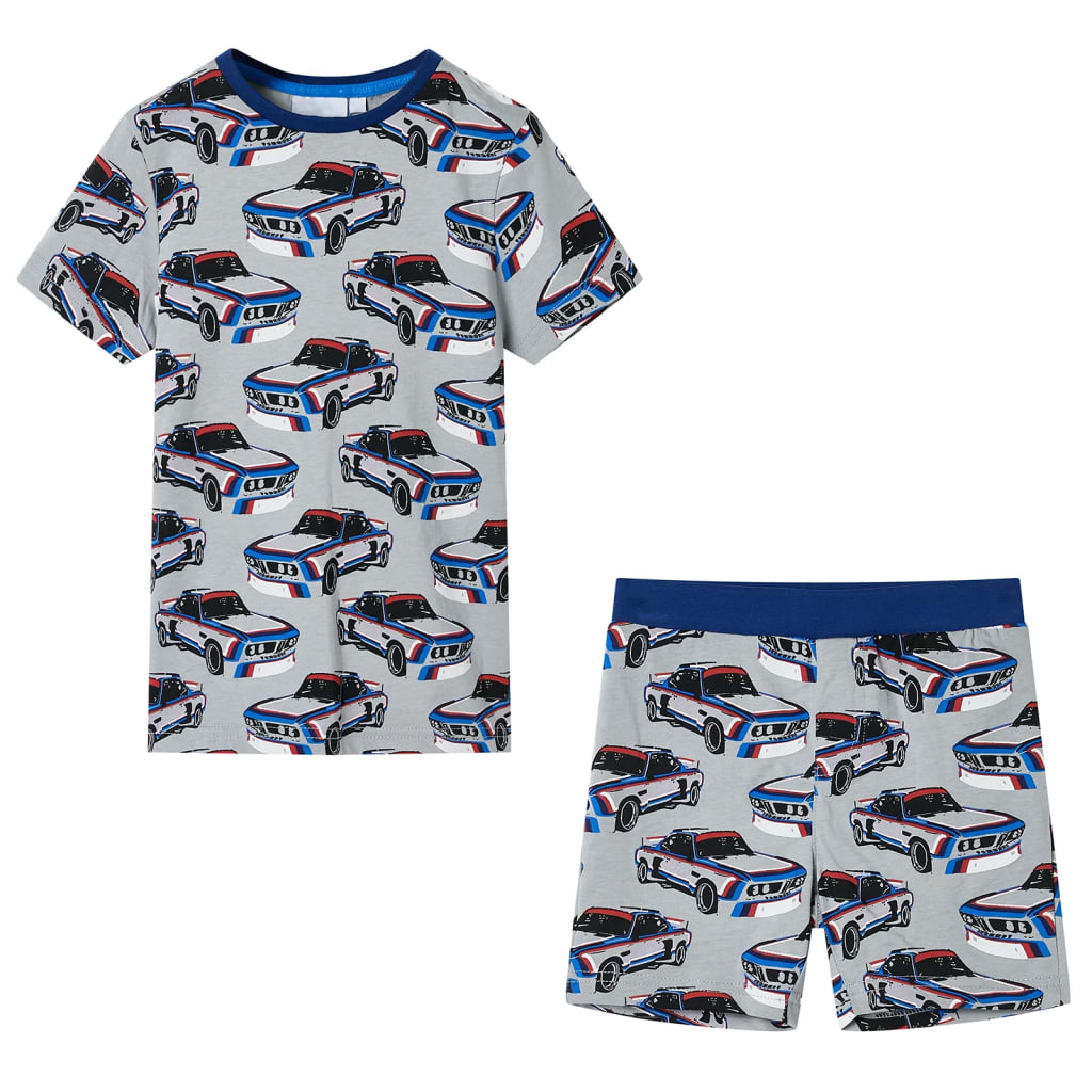 Kids' Pyjamas with Short Sleeves Grey 116