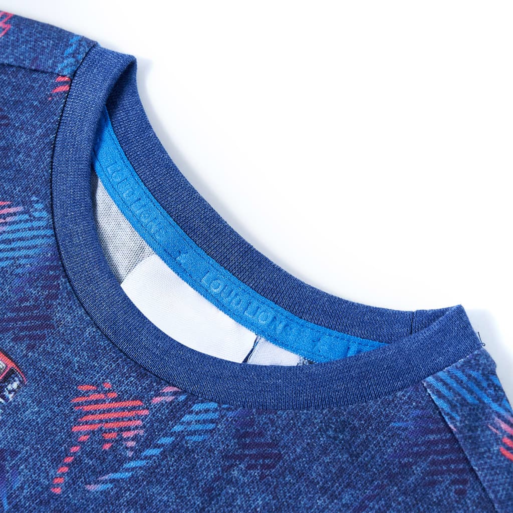 Kids' T-shirt Dark Blue Melange 104