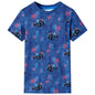 Kids' T-shirt Dark Blue Melange 140