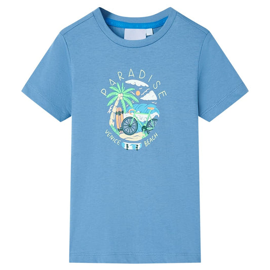 Kids' T-shirt Medium Blue 92