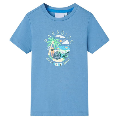 Kids' T-shirt Medium Blue 104