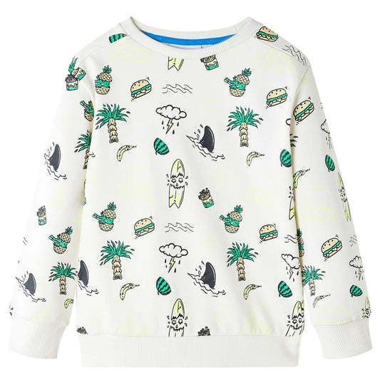 Kids' Sweatshirt Soft Ecru 92