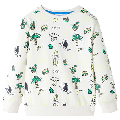 Kids' Sweatshirt Soft Ecru 104