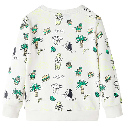 Kids' Sweatshirt Soft Ecru 104