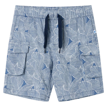 Kids' Shorts with Drawstring Dark Blue 92