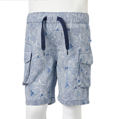 Kids' Shorts with Drawstring Dark Blue 92