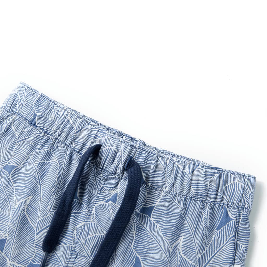 Kids' Shorts with Drawstring Dark Blue 104